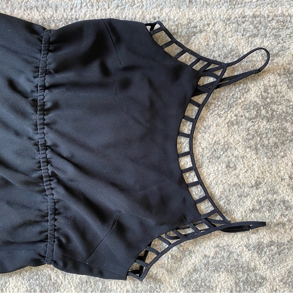 Nisse black Maxi dress size 10 - Picture 4 of 6